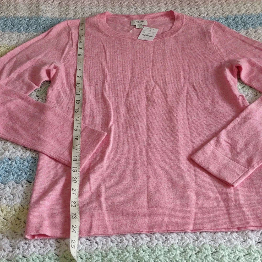 J. Crew Factory Size Small Pink Teddie Sweater - Picture 5 of 9